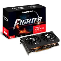 POWERCOLOR FIGHTER RX 7600 8G-F 8GB GDDR6 128Bit DX12 Gaming (Oyuncu) Ekran Kartı