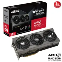 ASUS TUF Gaming Radeon RX 7700 XT OC TUF-RX7700XT-O12G-GAMING 12GB GDDR6 192Bit DX12 Gaming (Oyuncu) Ekran Kartı