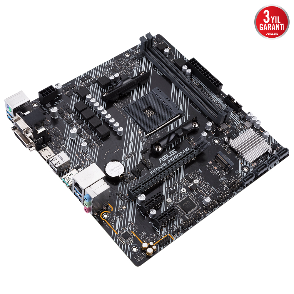 ASUS Prime A520M-E CSM AMD Soket AM4 DDR4 4400MHz mATX Gaming (Oyuncu) Anakart
