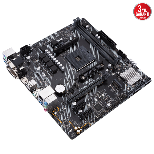 ASUS Prime A520M-E CSM AMD Soket AM4 DDR4 4400MHz mATX Gaming (Oyuncu) Anakart 