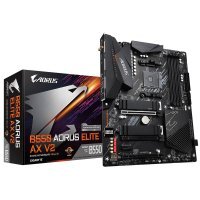 Gigabyte Aorus B550 Elite AX V2 AMD Soket AM4 DDR4 4733(OC)MHz ATX Gaming (Oyuncu) Anakart
