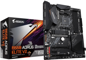 Gigabyte Aorus B550 Elite V2 AMD Soket AM4 DDR4 4733(OC)Mhz ATX Gaming (Oyuncu) Anakart