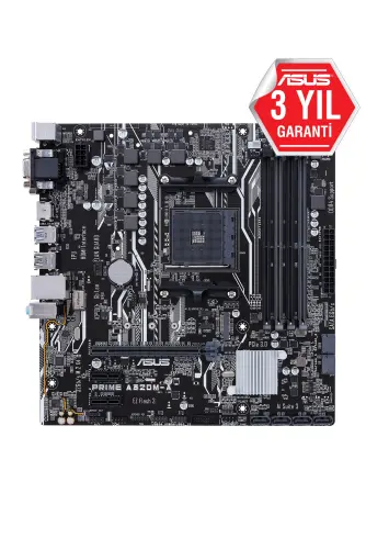 ASUS Prime A320M-A AMD A320 Soket AM4 DDR4 3200(OC)MHz mATX Anakart