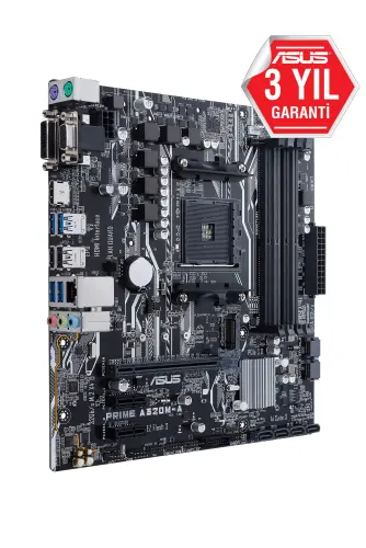 ASUS Prime A320M-A AMD A320 Soket AM4 DDR4 3200(OC)MHz mATX Anakart