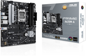 ASUS PRIME A620M-A-CSM AMD A620 Soket AM5 DDR5 6400(OC)MHz mATX Anakart