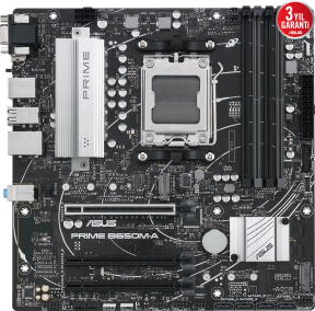 ASUS Prime B650M-A AMD B650 Soket AM5 DDR5 6400(OC)MHz mATX Gaming (Oyuncu) Anakart