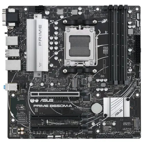 ASUS Prime B650M-A AMD B650 Soket AM5 DDR5 6400(OC)MHz mATX Gaming (Oyuncu) Anakart