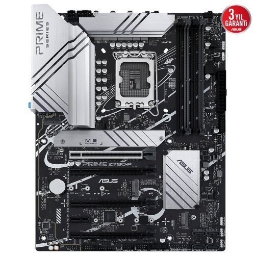 Asus Prime Z790-P-CSM Intel Z790 Soket 1700 DDR5 7200(OC)MHz ATX Gaming (Oyuncu) Anakart