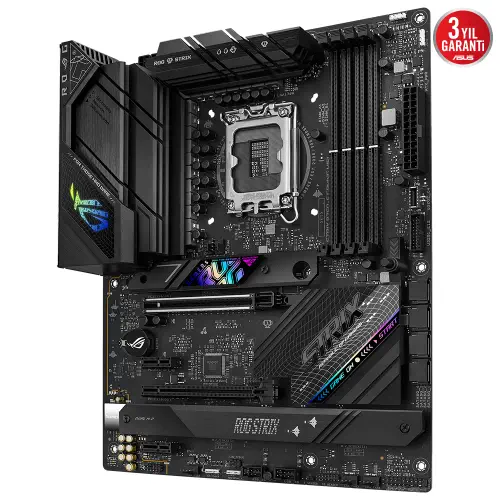 Asus ROG STRIX B760-F GAMING WIFI Intel B760 Soket 1700 DDR5 7800(OC)MHz ATX Gaming (Oyuncu) Anakart