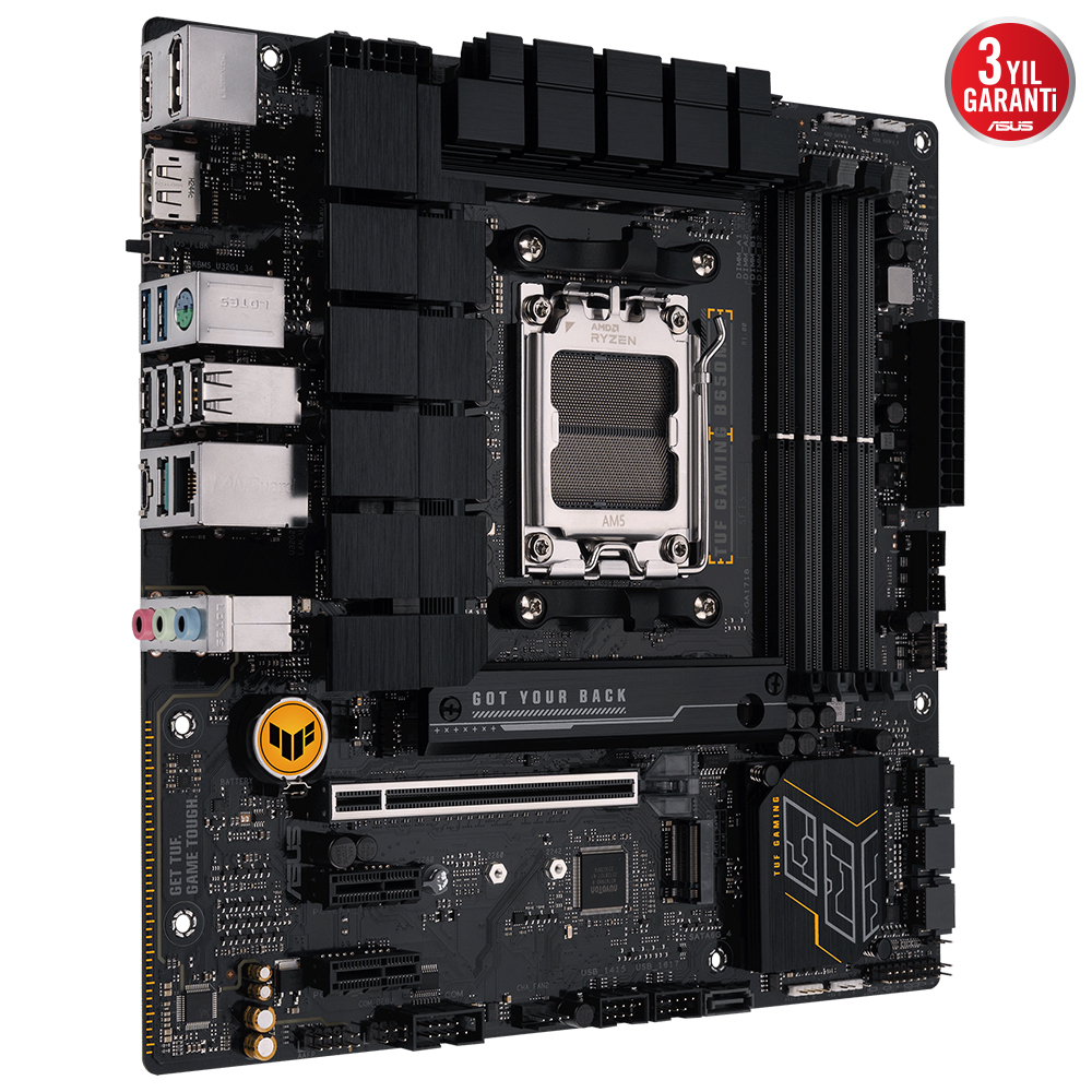 ASUS Tuf Gaming B650M-E AMD B650 AM5 Soket DDR5 6400 Micro ATX Anakart