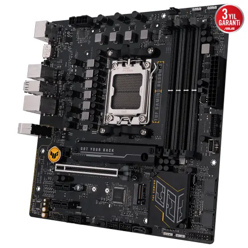 Asus Tuf Gaming B650M-E AMD B650 AM5 Soket DDR5 6400 Micro ATX Anakart