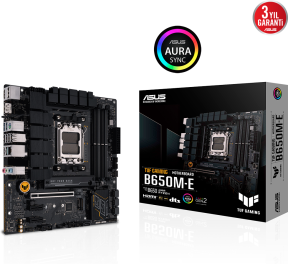 ASUS Tuf Gaming B650M-E AMD B650 AM5 Soket DDR5 6400 Micro ATX Anakart