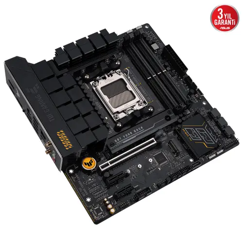 Asus Tuf Gaming B650M-E Wifi AMD B650 AM5 Soket DDR5 6400 Micro ATX Anakart