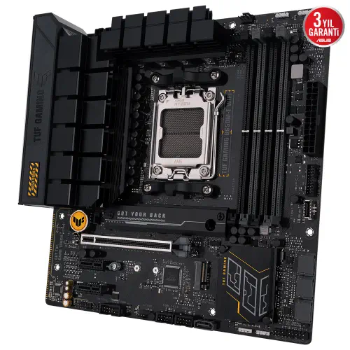 Asus Tuf Gaming B650M-E Wifi AMD B650 AM5 Soket DDR5 6400 Micro ATX Anakart
