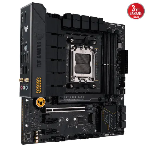 ASUS Tuf Gaming B650M-E Wifi AMD B650 AM5 Soket DDR5 6400 Micro ATX Anakart