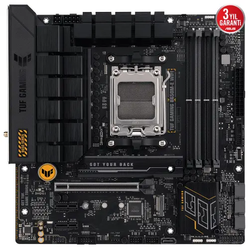 ASUS Tuf Gaming B650M-E Wifi AMD B650 AM5 Soket DDR5 6400 Micro ATX Anakart