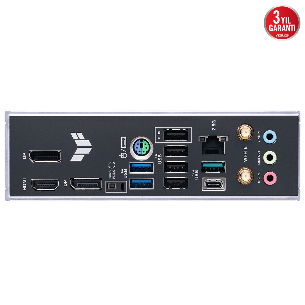 ASUS Tuf Gaming B650M-E Wifi AMD B650 AM5 Soket DDR5 6400 Micro ATX Anakart