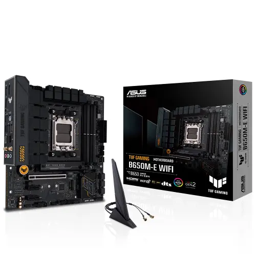 ASUS Tuf Gaming B650M-E Wifi AMD B650 AM5 Soket DDR5 6400 Micro ATX Anakart