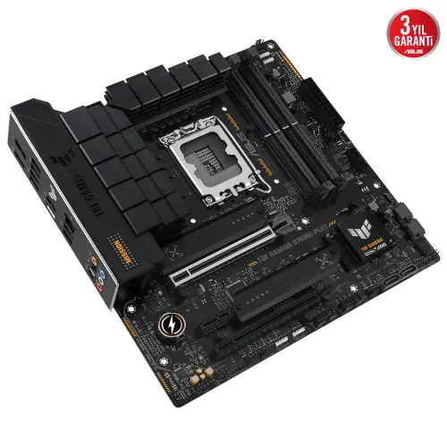 ASUS TUF GAMING B760M-PLUS B760 Soket 1700 DDR5 7200(OC)Mhz mATX Gaming (Oyuncu) Anakart