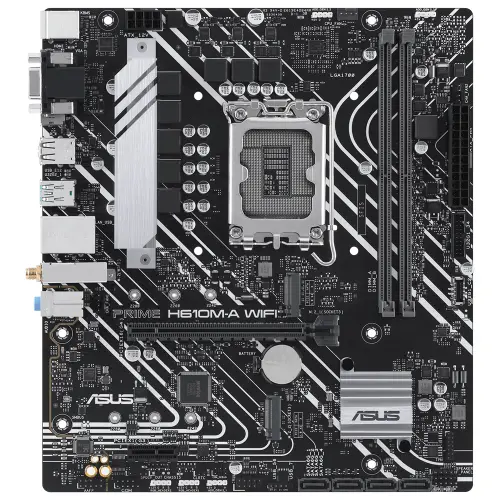 ASUS Prime H610M-A WIFI D5 Intel H610 Soket 1700 DDR5 5600MHz mATX Gaming (Oyuncu) Anakart