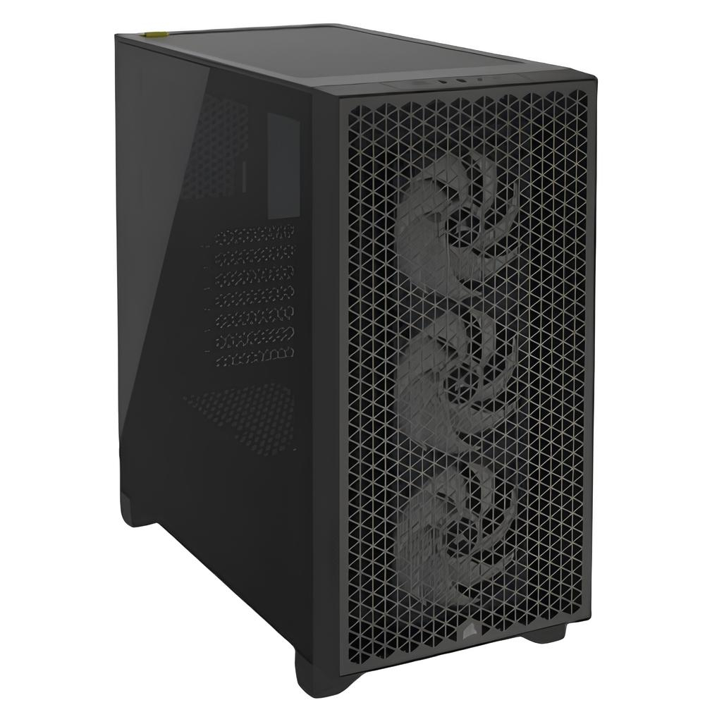 CORSAIR iCUE 3000D RGB Temperli Cam Mid-Tower  ATX Siyah Gaming (Oyuncu) Kasa