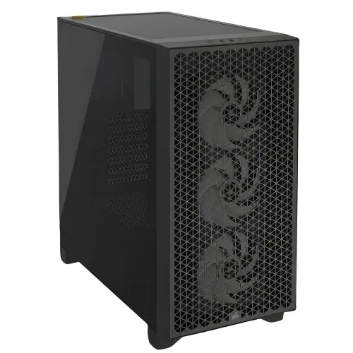 CORSAIR iCUE 3000D RGB Temperli Cam Mid-Tower  ATX Siyah Gaming (Oyuncu) Kasa