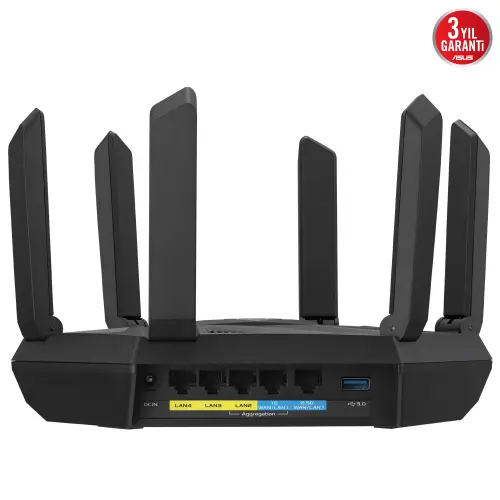 ASUS RT-AXE7800 Tri-Band AiProtection WiFi 6 Gaming (Oyuncu) Router