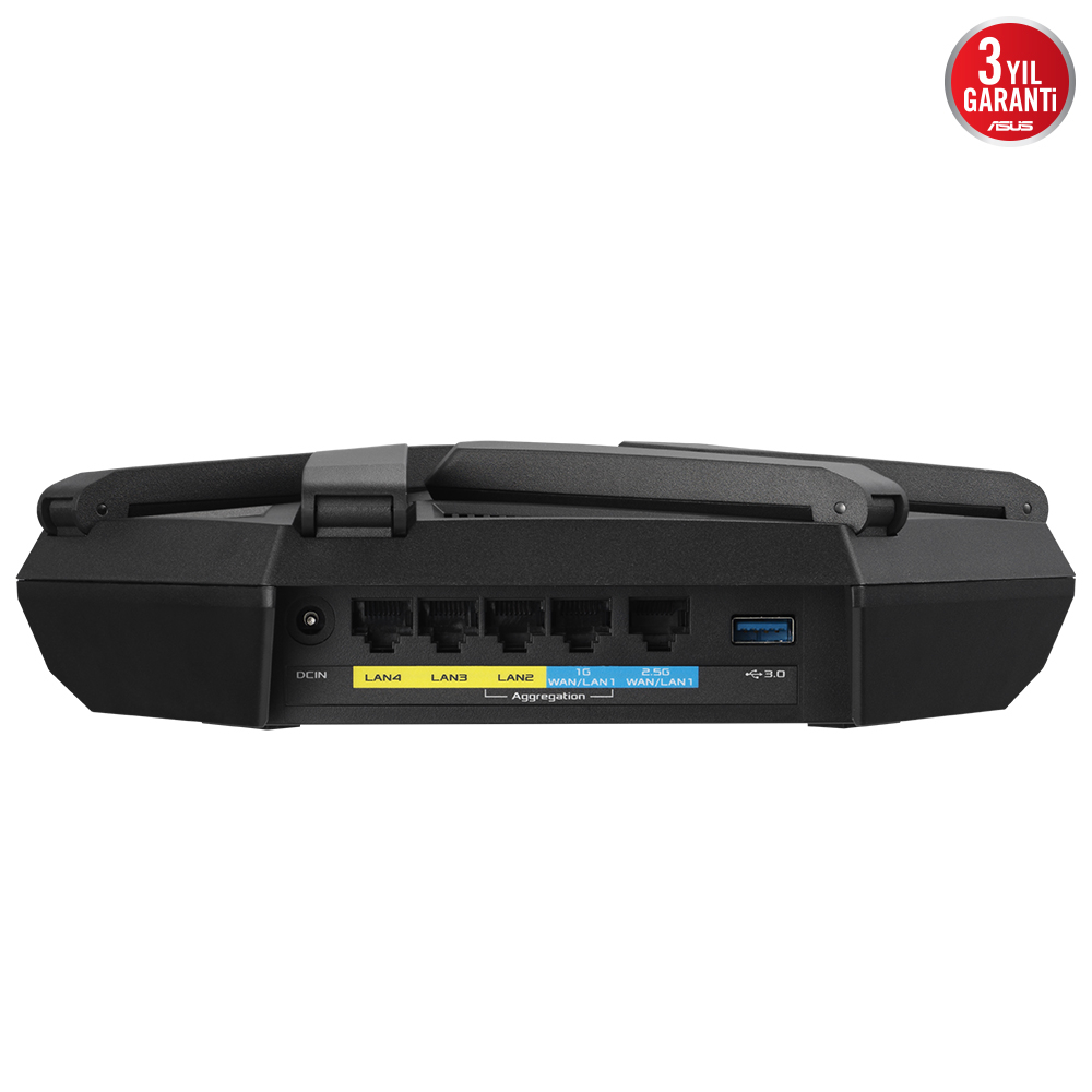 ASUS RT-AXE7800 Tri-Band AiProtection WiFi 6 Gaming (Oyuncu) Router