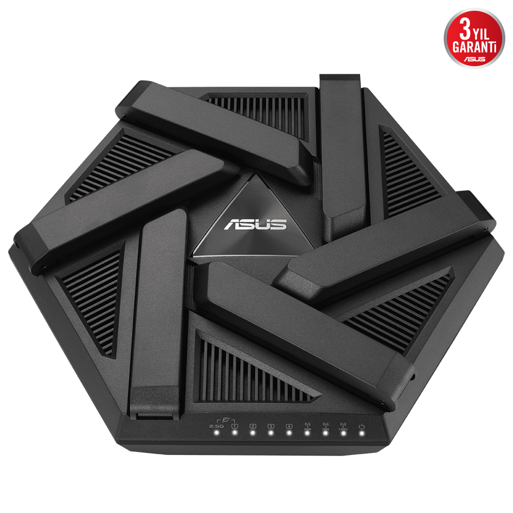 ASUS RT-AXE7800 Tri-Band AiProtection WiFi 6 Gaming (Oyuncu) Router