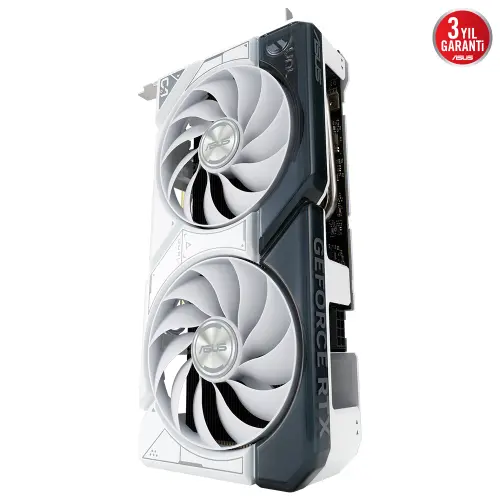 ASUS Dual GeForce RTX 4060 OC DUAL-RTX4060-O8G-WHITE 8GB GDDR6 128Bit DX12 DLSS 3 Gaming (Oyuncu) Ekran Kartı
