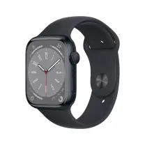 Apple Watch Series 8 GPS 45mm Gece Yarısı Alüminyum Kasa Gece Yarısı Spor Kordon - MNP13TU/A