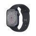 Apple Watch Series 8 GPS 45mm Gece Yarısı Alüminyum Kasa Gece Yarısı Spor Kordon - MNP13TU/A