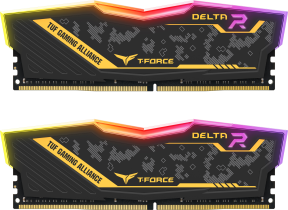 Team T-Force TUF RGB Gaming Alliance 16GB (2x8GB) 3200MHz CL16 DDR4 Gaming Ram (TF9D416G3200HC16CDC01)