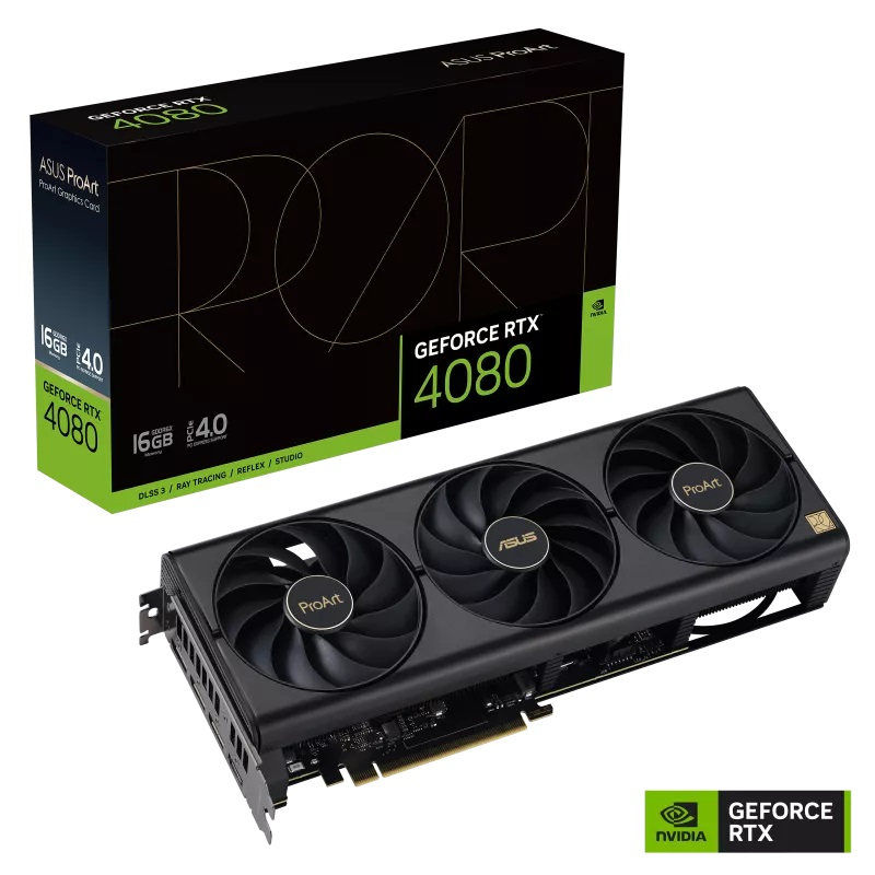 ASUS GeForce RTX 4080 ProArt 16GB GDDR6X 256Bit DLSS 3 Gaming (Oyuncu) Ekran Kartı