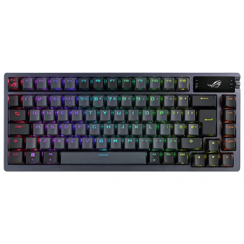 ASUS ROG Azoth NX/RD Switch Q TR Kablosuz RGB Gunmetal Mekanik Oyuncu Klavyesi