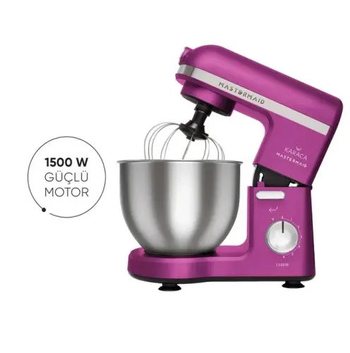 Karaca Mastermaid Chef 1500 W 5 lt Stand Mikser Fuşya
