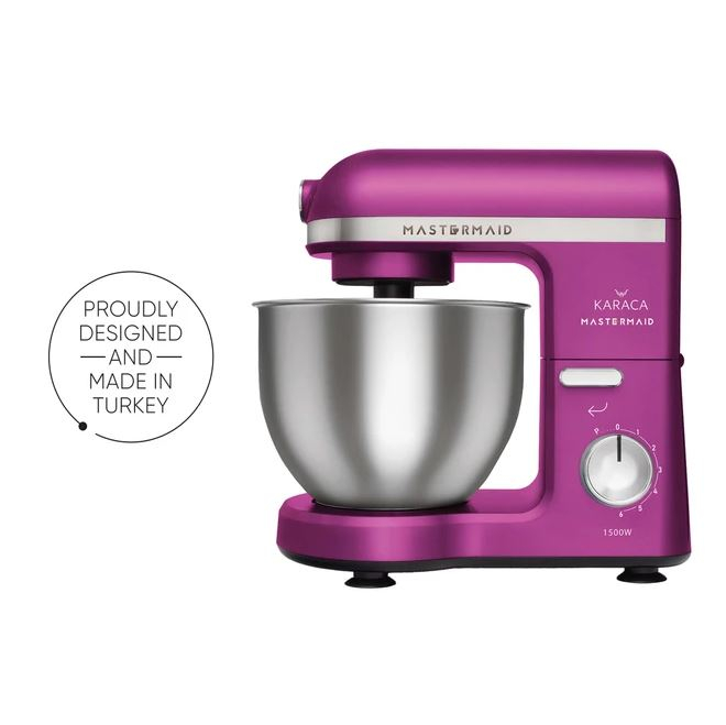 Karaca Mastermaid Chef 1500 W 5 lt Stand Mikser Fuşya