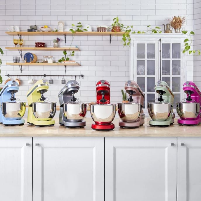 Karaca Mastermaid Chef 1500 W 5 lt Stand Mikser Fuşya