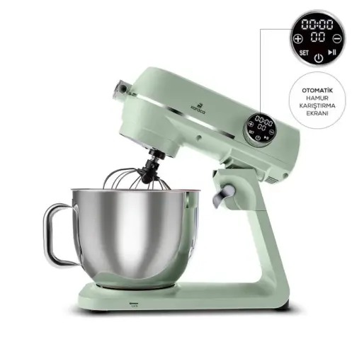 Karaca Multichef Artisan 7 lt 1800 W Yeşil Döküm Stand Mikser