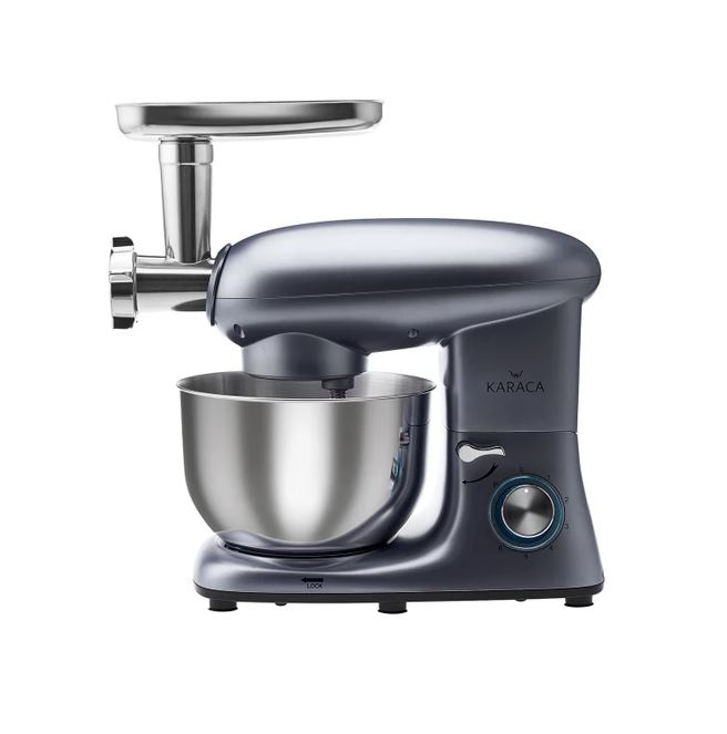 Karaca Multichef Antrasit 1400 W 5.5 lt Mutfak Şefi (Kıyma Çekme /Sucuk-Sosis/İçli Köfte Aparatlı)