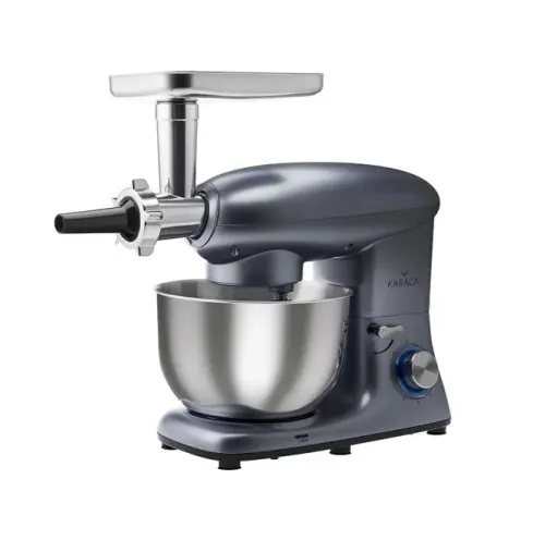 Karaca Multichef Antrasit 1400 W 5.5 lt Mutfak Şefi (Kıyma Çekme /Sucuk-Sosis/İçli Köfte Aparatlı)