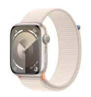 Apple Watch Series 9 GPS 45mm Yıldız Işığı Alüminyum Kasa ve Yıldız Işığı Spor Loop - MR983TU/A