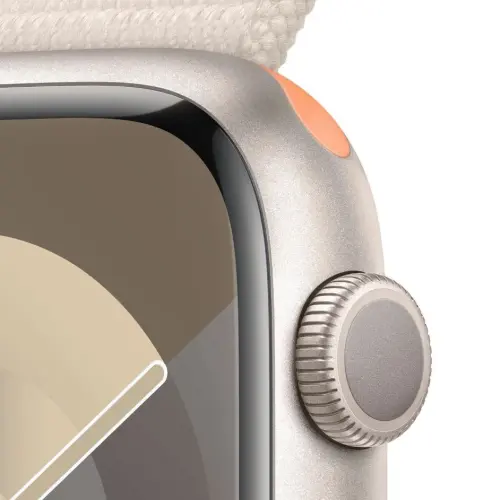 Apple Watch Series 9 GPS 45mm Yıldız Işığı Alüminyum Kasa ve Yıldız Işığı Spor Loop - MR983TU/A