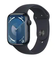 Apple Watch Series 9 GPS 45mm Gece Yarısı Alüminyum Kasa ve Gece Yarısı Spor Kordon - S/M - MR993TU/A