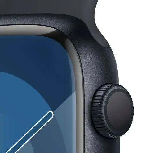 Apple Watch Series 9 GPS 45mm Gece Yarısı Alüminyum Kasa ve Gece Yarısı Spor Kordon - S/M - MR993TU/A