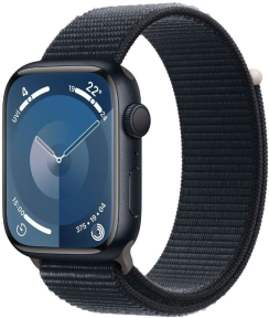 Apple Watch Series 9 GPS 45mm Gece Yarısı Alüminyum Kasa ve Gece Yarısı Spor Loop - MR9C3TU/A