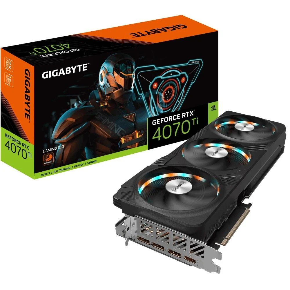 Gigabyte GeForce RTX 4070 Ti Gaming GV-N407TGAMING-12GD 12GB GDDR6X 192Bit DX12 Gaming (Oyuncu) Ekran Kartı