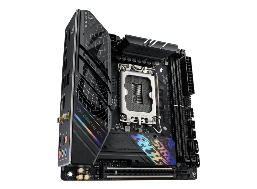 ASUS ROG STRIX B760-I GAMING WIFI B760 Soket 1700 DDR5 7600(OC)MHz Mini ITX Gaming (Oyuncu) Anakart