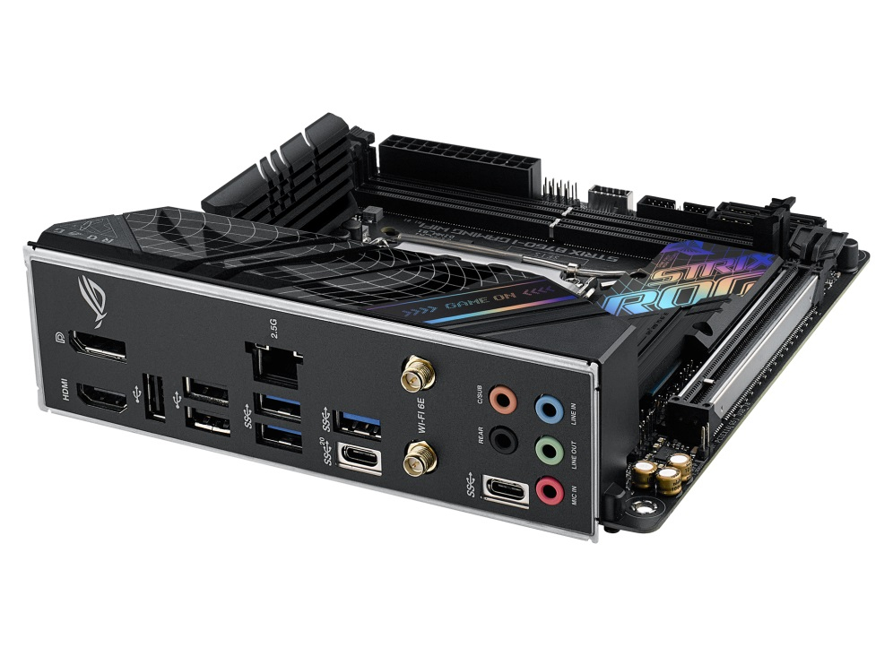 ASUS ROG STRIX B760-I GAMING WIFI B760 Soket 1700 DDR5 7600(OC)MHz Mini ITX Gaming (Oyuncu) Anakart