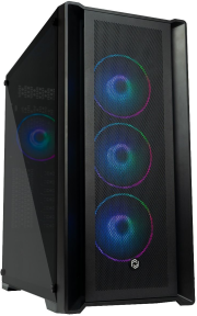 Frisby FC-9445G 850W 80+ Bronze 4x120mm Double Slim Ring RGB Fan Temperli Cam Mesh USB 3.0 ATX Mid-Tower Gaming (Oyuncu) Kasa